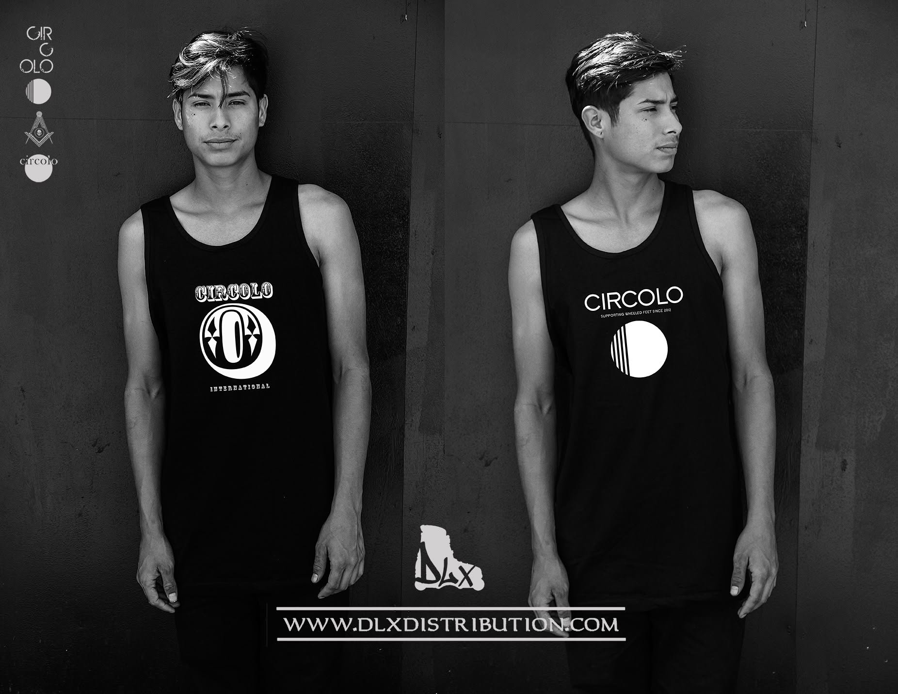 Circolo black and white portrait spread by Jeff Linett