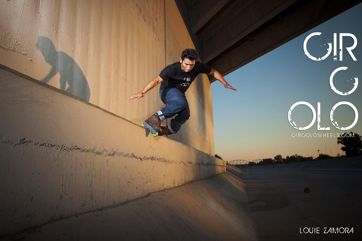 Louie Zamora Circolo skating photograph by Jeff Linett